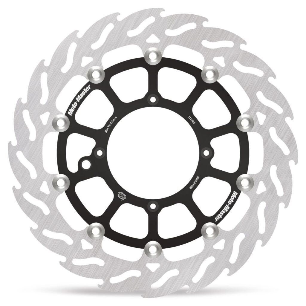 MOTO-MASTER - BRAKE DISC MINI FLAME FRONT BRAKE ROTOR FLOATING FLAME