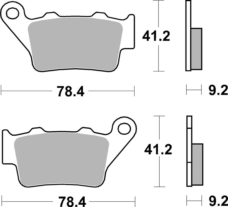 BREMBO Off-Road Sintermetall Bremsbeläge - 07BB02SD