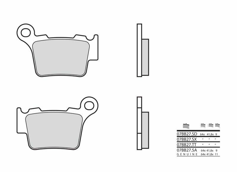 BREMBO Genuine Carbon Keramik Bremsbeläge - 07BB275A