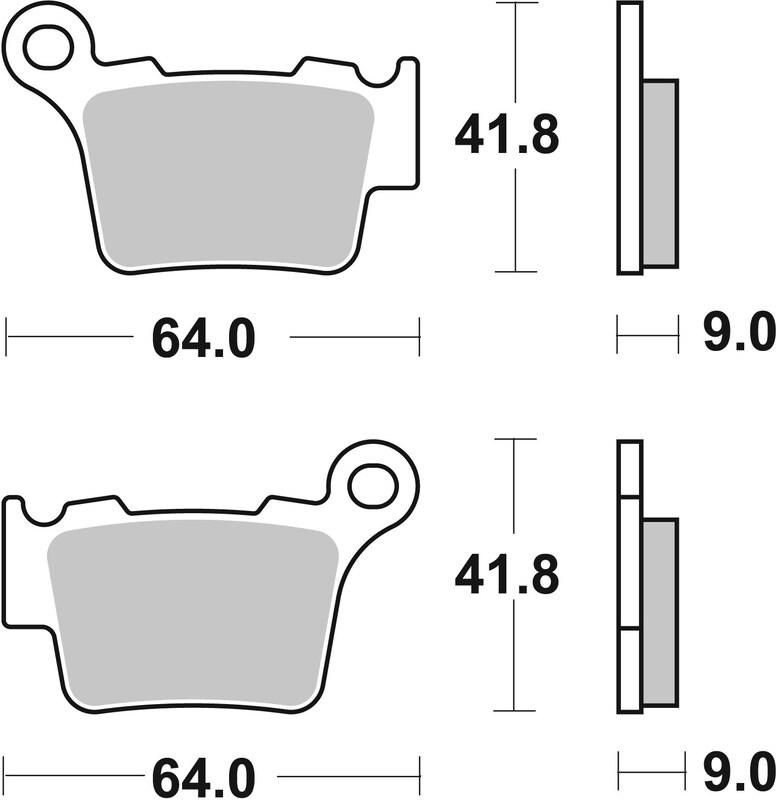 BREMBO Off-Road Sintermetall Bremsbeläge - 07BB27SD
