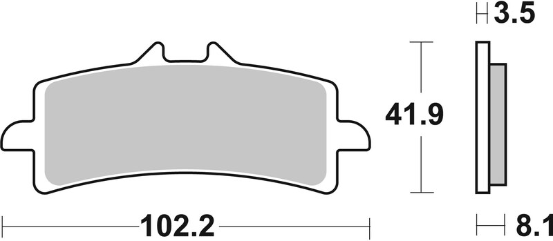 BREMBO Street Sintermetall Bremsbeläge - 07BB37LA