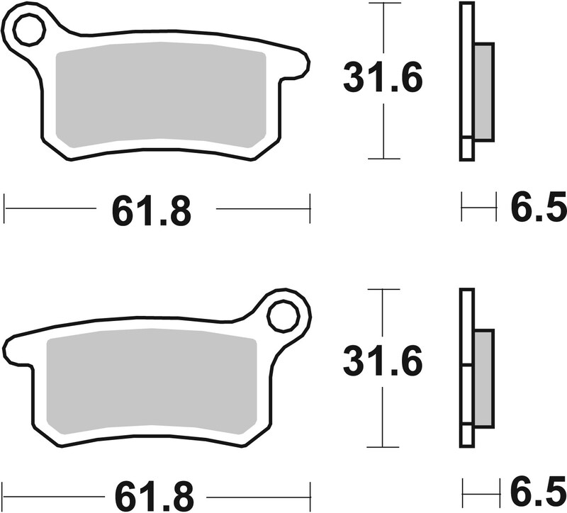 BREMBO Off-Road Sintermetall Bremsbeläge - 07GR69SD