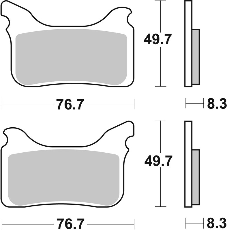 BREMBO Off-Road Sintermetall Bremsbeläge - 07GR75SX