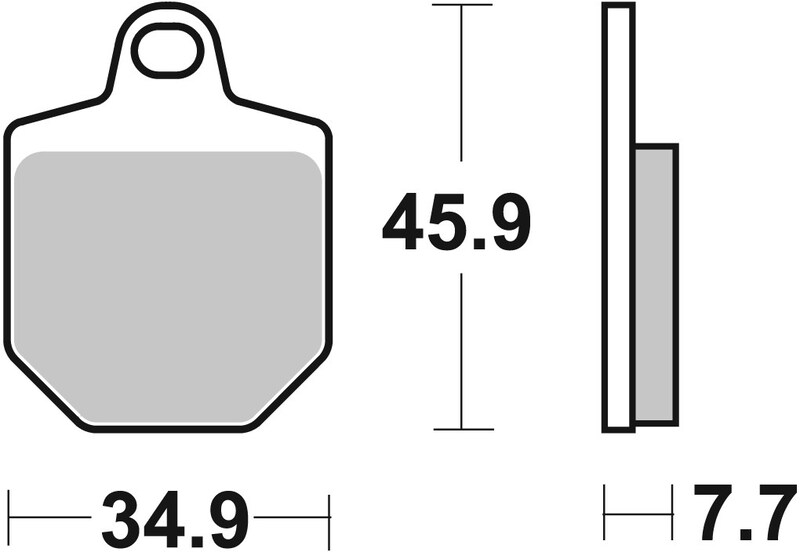 BREMBO Off-Road Sintermetall Bremsbeläge - 07GR76SX