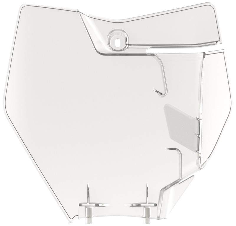 POLISPORT Nummerntafel vorne transparent KTM SX/SX-F125