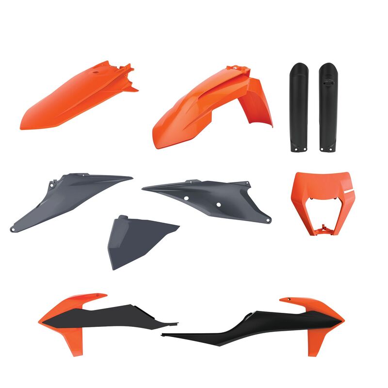 POLISPORT Plastik-Kit OEM-Farbe KTM