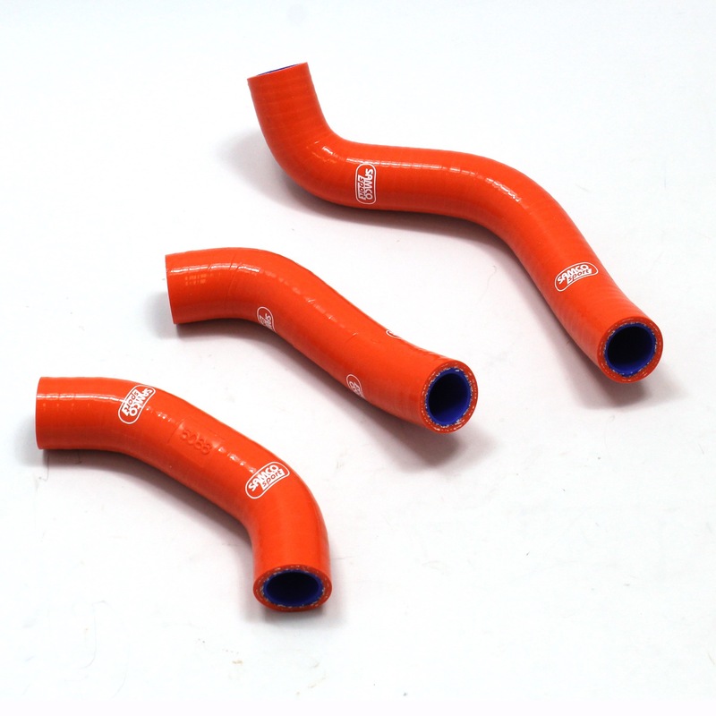 SAMCO Kühlerschläuche - 3 KTM/Husqvarna, orange