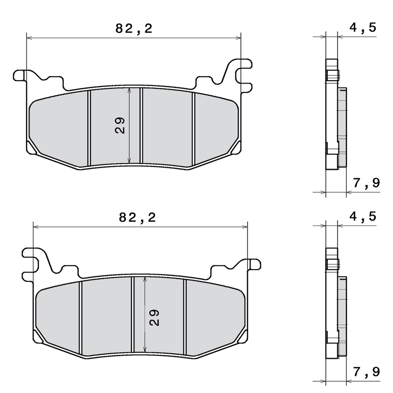 BREMBO Z03 Racing Sintermetall Bremsbeläge - M588Z03